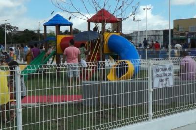 Governo do Estado inaugura Praça da Família no bairro Jardim Turu