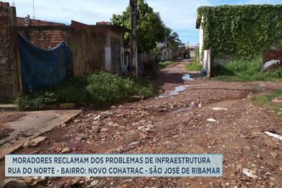 Morador reclamam de pavimentação em São José de Ribamar