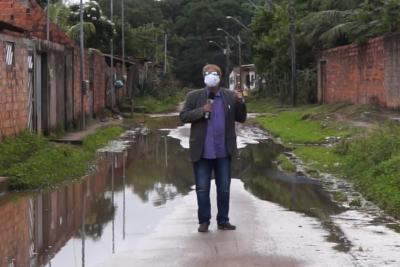 Moradores reclamam de drenagem em rua da Vila Vitória