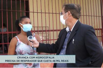 Em São Luís, criança precisa de respirador de R$ 48 mil