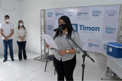 Timon: mais de 1.300 pessoas devem ser imunizadas contra a Covid-19