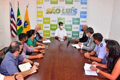 São Luís: Eduardo Braide recebe Comissão da Agência Espacial Brasileira