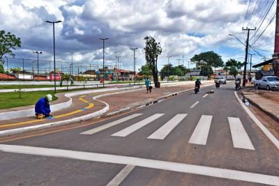 São Luís: Prefeitura reforça serviço de sinalização em bairros da capital