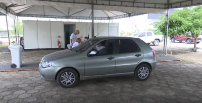 Suspensa vacinação pelo sistema drive-thru em São Luís