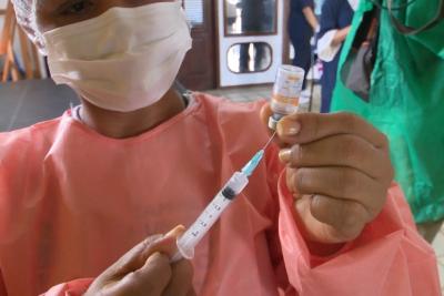 São Luís: iniciada aplicação da 2ª dose da vacina contra Covid em idosos