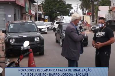 Moradores do bairro Jordôa reclamam da falta de faixa de pedestres