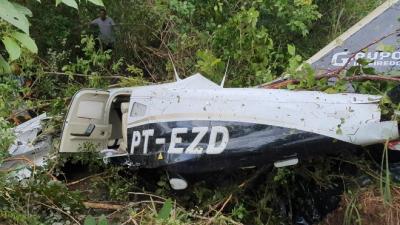 Avião cai em Balsas; todos ocupantes sobrevivem