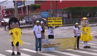 SMTT realiza ação alusiva ao Maio Amarelo, em São Luís