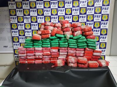 PRF apreende quase 300 kg de drogas no Maranhão