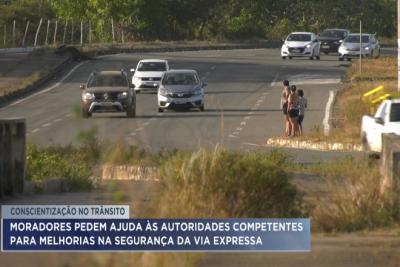 Moradores pedem redutores de velocidade na Via Expressa, em São Luís