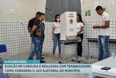 Carolina: eleições têm movimentação atípica, porém tranquila