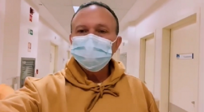 Em vídeo, Carlos Brandão diz estar em plena recuperação da cirurgia