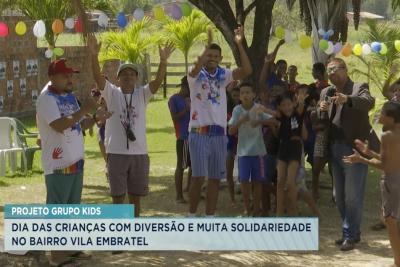 Projeto celebra Dia das Crianças com solidariedade na Vila Embratel