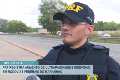 PRF registra aumento de ultrapassagens indevidas no Maranhão
