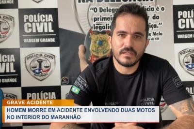 Nina Rodrigues: homem morre em acidente com motocicletas 