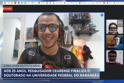 Estudante da UFMA se torna o doutor mais jovem do Brasil