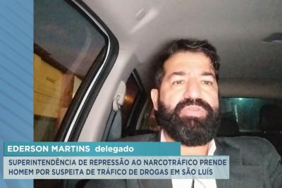 Preso suspeito de tráfico de drogas no bairro do João Paulo