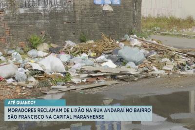 Moradores denunciam descarte irregular de lixo no bairro São Francisco