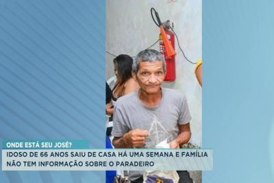 Família busca idosos desaparecido há uma semana em São Luís