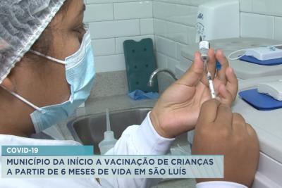 Covid-19: São Luís inicia vacinação de crianças a partir de 6 meses de vida