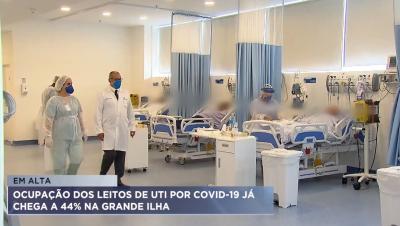 Covid-19: ocupação dos leitos de UTI já chega a 44% em Sâo Luís