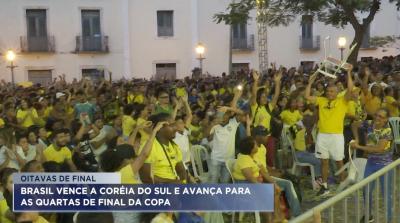 Ludovicenses comemoram vitória do Brasil contra a Coreia na Copa do Mundo