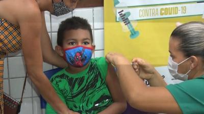 Paço do Lumiar inicia vacinação contra covid-18 em crianças