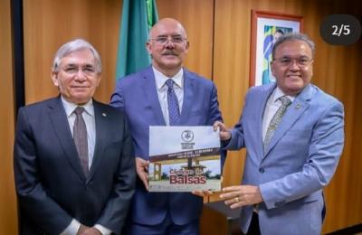 Roberto Rocha participa de reunião com ministro da Educação em São Luís