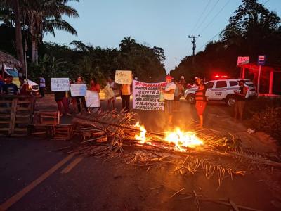 Moradores realizam protesto na zona rural de São Luís