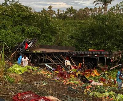 Motorista de caminhão morre em acidente na BR-316 no Maranhão