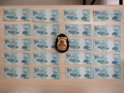 Polícia Federal apreende R$ 2 mil em notas falsas no MA