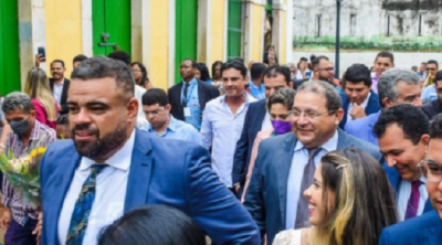 Carlos Brandão recebe novo presidente da Câmara de São Luís