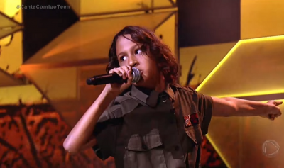  Maranhense de 12 anos está na semifinal do Canta Comigo Teen 