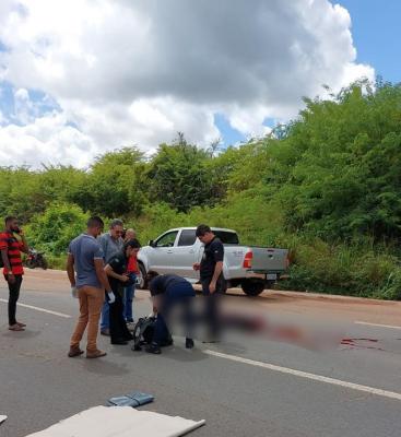 Tragédia: motociclista é atingido por caminhão em São Luís