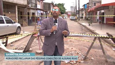 Balanço Geral mostra falta de infraestrutura no bairro Macaúba