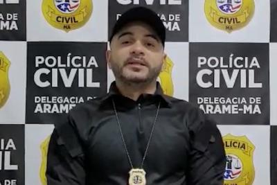 Arame: polícia conduz suspeitos de assassinar indígena 