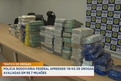 PRF apreende 118 kg de entorpecentes em São Luís 