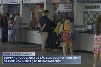 Rodoviária de São Luís volta a registrar grande movimentação de passageiros