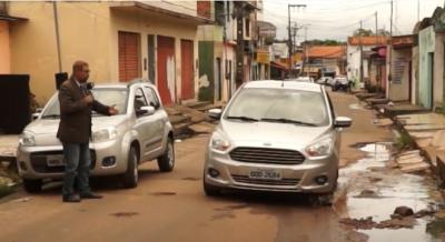 Buracos dificultam acesso de ambulâncias a hospital em São Luís