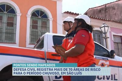 Defesa Civil registra mais de 70 áreas de risco para período chuvoso em São Luís