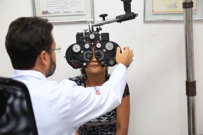  Mutirão oftalmológico beneficia 908 pessoas nas regiões da Cidade Olímpica e do Anil