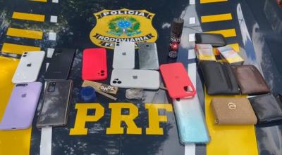 PRF realiza prisão de organização criminosa especializada em furtos de celulares