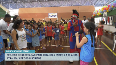 Projeto de recreação para crianças entre 6 a 10 anos atrai mais de 200 inscritos em São Luís