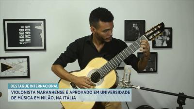 Violonista do MA aprovado em escola de música na Itália pede ajuda para custear viagem 
