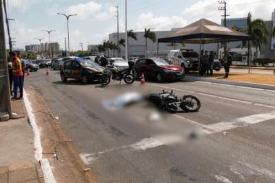 Motociclista morre atropelado por ônibus no Jaracaty, em São Luís