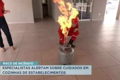 Especialista alerta sobre riscos de incêndio com gás de cozinha