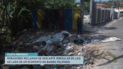 Descarte irregular de lixo é feito ao lado de Ecoponto em São Luís