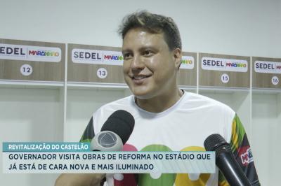 Felipe Camarão entrega obras de manutenção do Estádio Castelão