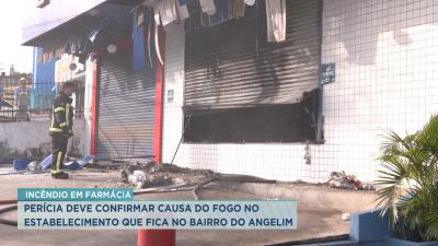 Farmácia pega fogo no bairro do Angelim, em São Luís