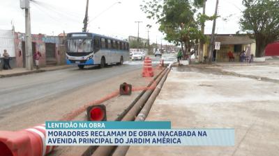 Moradores reclamam de obra inacabada no bairro da Cidade Olímpica em SL